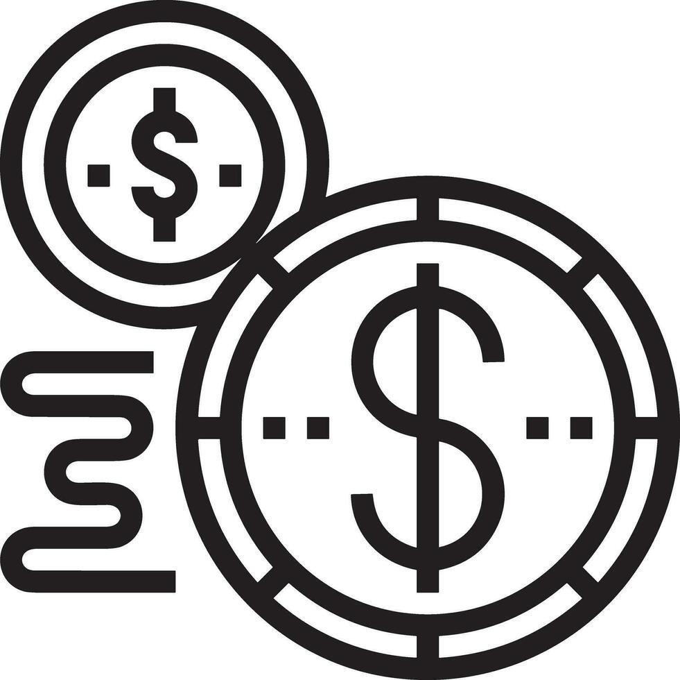 Geld Austausch Zahlung Symbol Symbol Vektor Bild. Illustration von das Dollar Währung Münze Grafik Design Bild