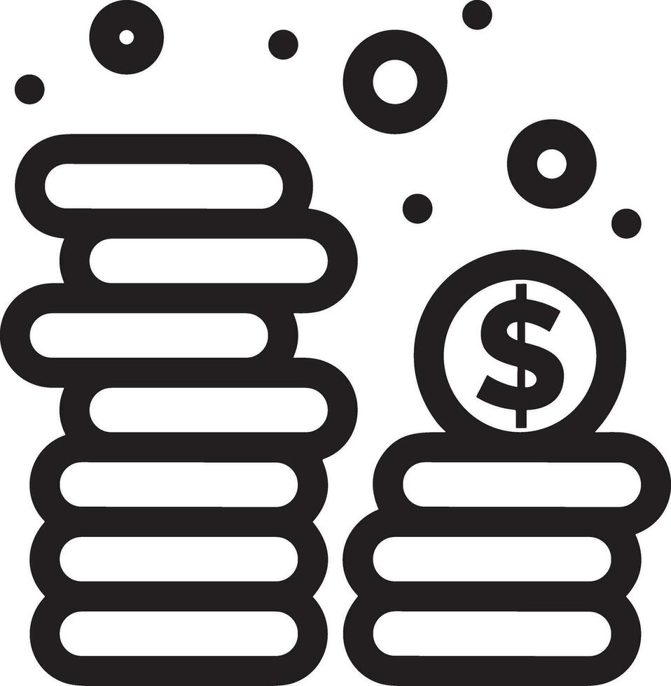 Geld Austausch Zahlung Symbol Symbol Vektor Bild. Illustration von das Dollar Währung Münze Grafik Design Bild