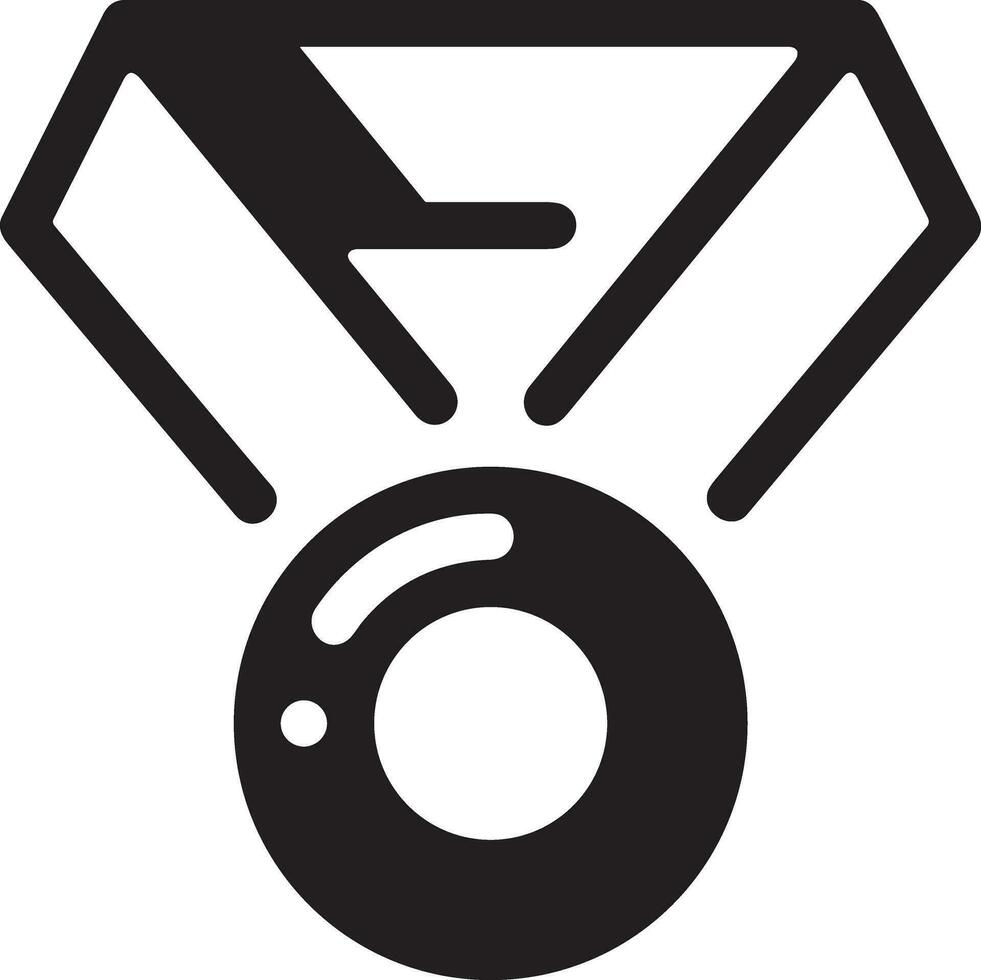 Gewinner Erfolg Symbol Symbol Bild Vektor. Illustration von Belohnung Champion Sieg Meisterschaft bege Bild Design vektor