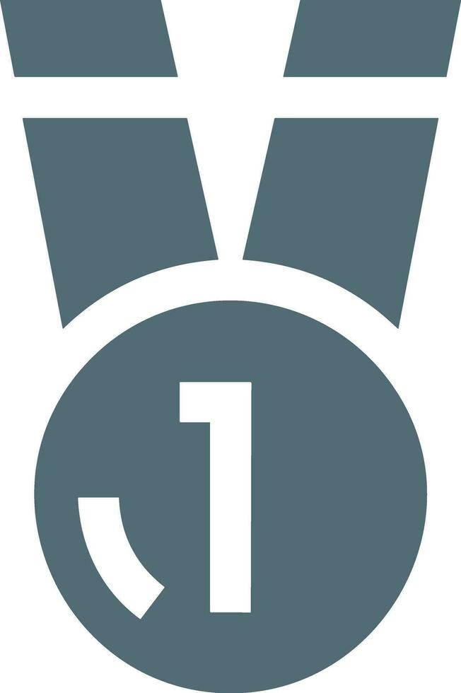 Gewinner Erfolg Symbol Symbol Bild Vektor. Illustration von Belohnung Champion Sieg Meisterschaft bege Bild Design vektor
