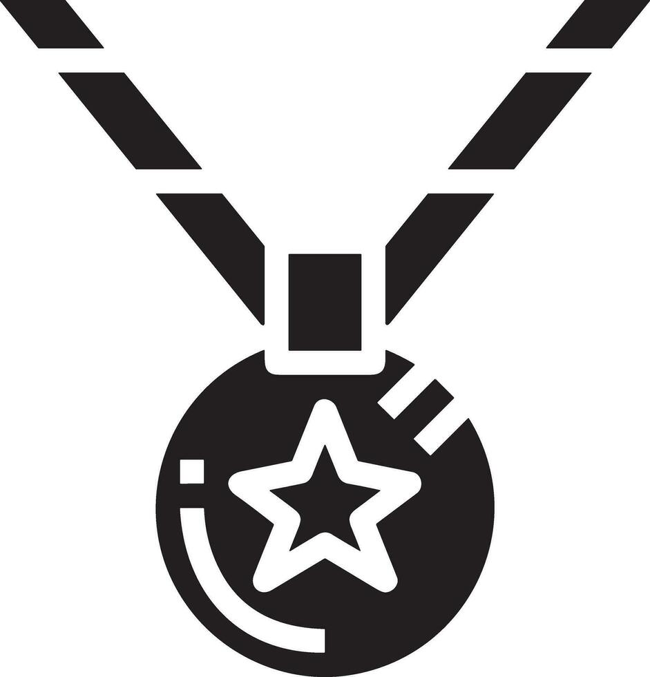 Gewinner Erfolg Symbol Symbol Bild Vektor. Illustration von Belohnung Champion Sieg Meisterschaft bege Bild Design vektor