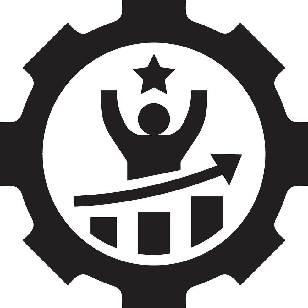 Gewinner Erfolg Symbol Symbol Bild Vektor. Illustration von Belohnung Champion Sieg Meisterschaft bege Bild Design vektor