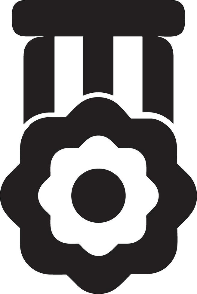 Gewinner Erfolg Symbol Symbol Bild Vektor. Illustration von Belohnung Champion Sieg Meisterschaft bege Bild Design vektor