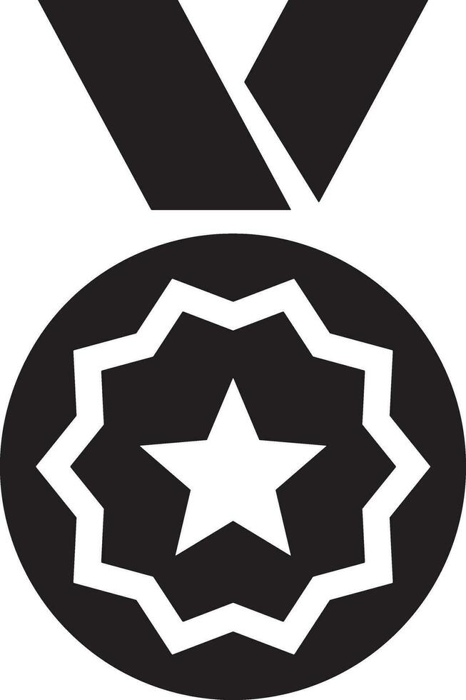 Gewinner Erfolg Symbol Symbol Bild Vektor. Illustration von Belohnung Champion Sieg Meisterschaft bege Bild Design vektor