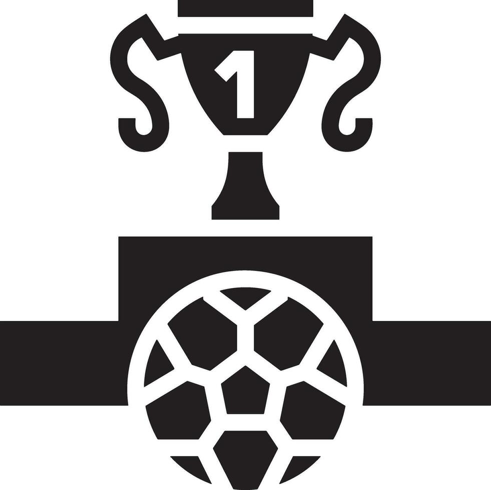 Gewinner Erfolg Symbol Symbol Bild Vektor. Illustration von Belohnung Champion Sieg Meisterschaft bege Bild Design vektor