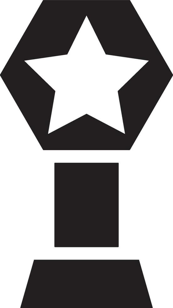 Gewinner Erfolg Symbol Symbol Bild Vektor. Illustration von Belohnung Champion Sieg Meisterschaft bege Bild Design vektor