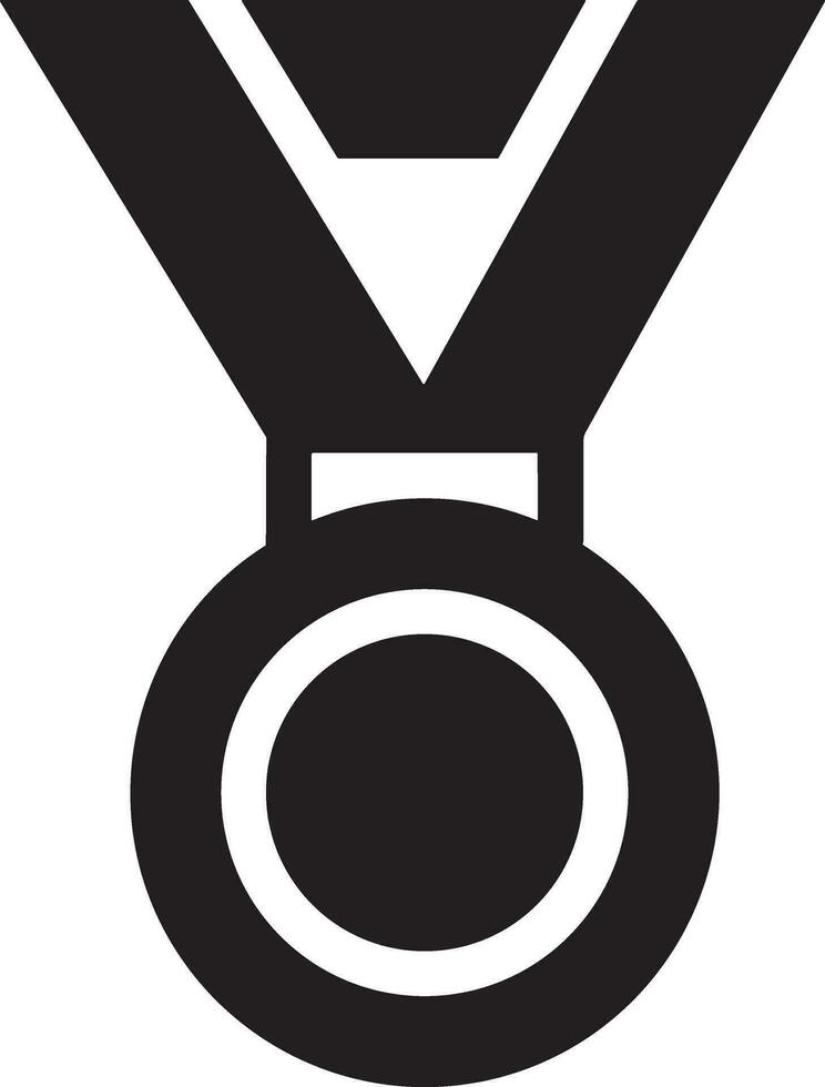 Gewinner Erfolg Symbol Symbol Bild Vektor. Illustration von Belohnung Champion Sieg Meisterschaft bege Bild Design vektor