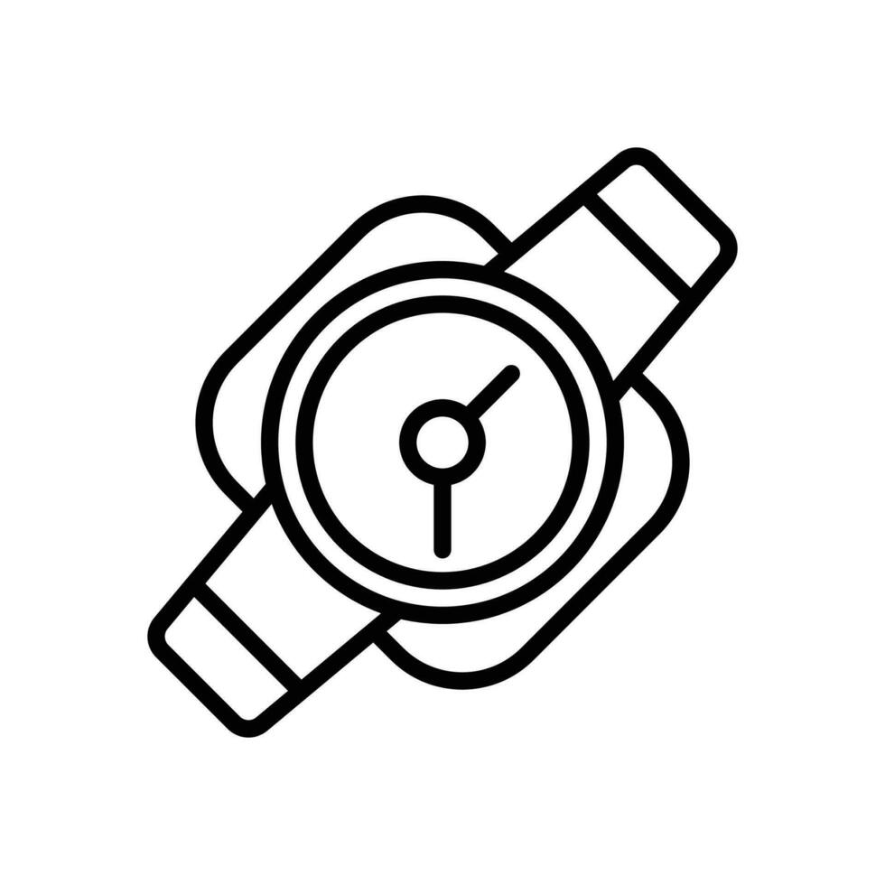 Uhr Linie Symbol. Vektor Symbol zum Ihre Webseite, Handy, Mobiltelefon, Präsentation, und Logo Design.