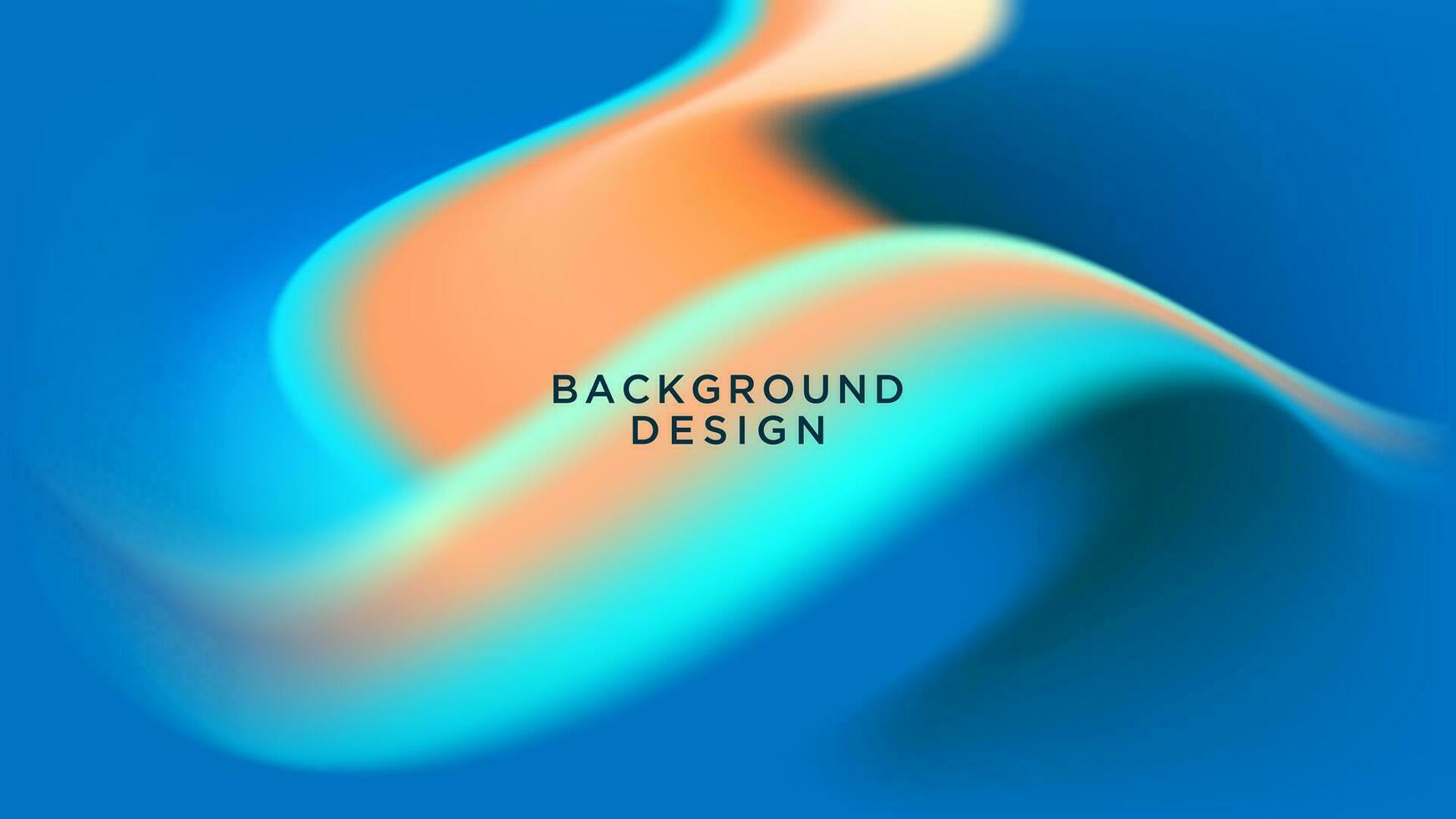 abstrakt Hintergrund elegant Gradient Blau Orange glatt Flüssigkeit Farbe Design Vektor Vorlage gut zum modern Webseite, Hintergrund, Startseite Design