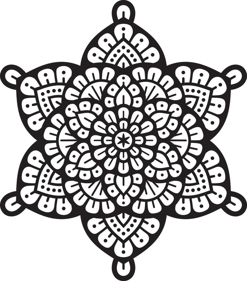 Mandala-Symbol-Symbol vektor