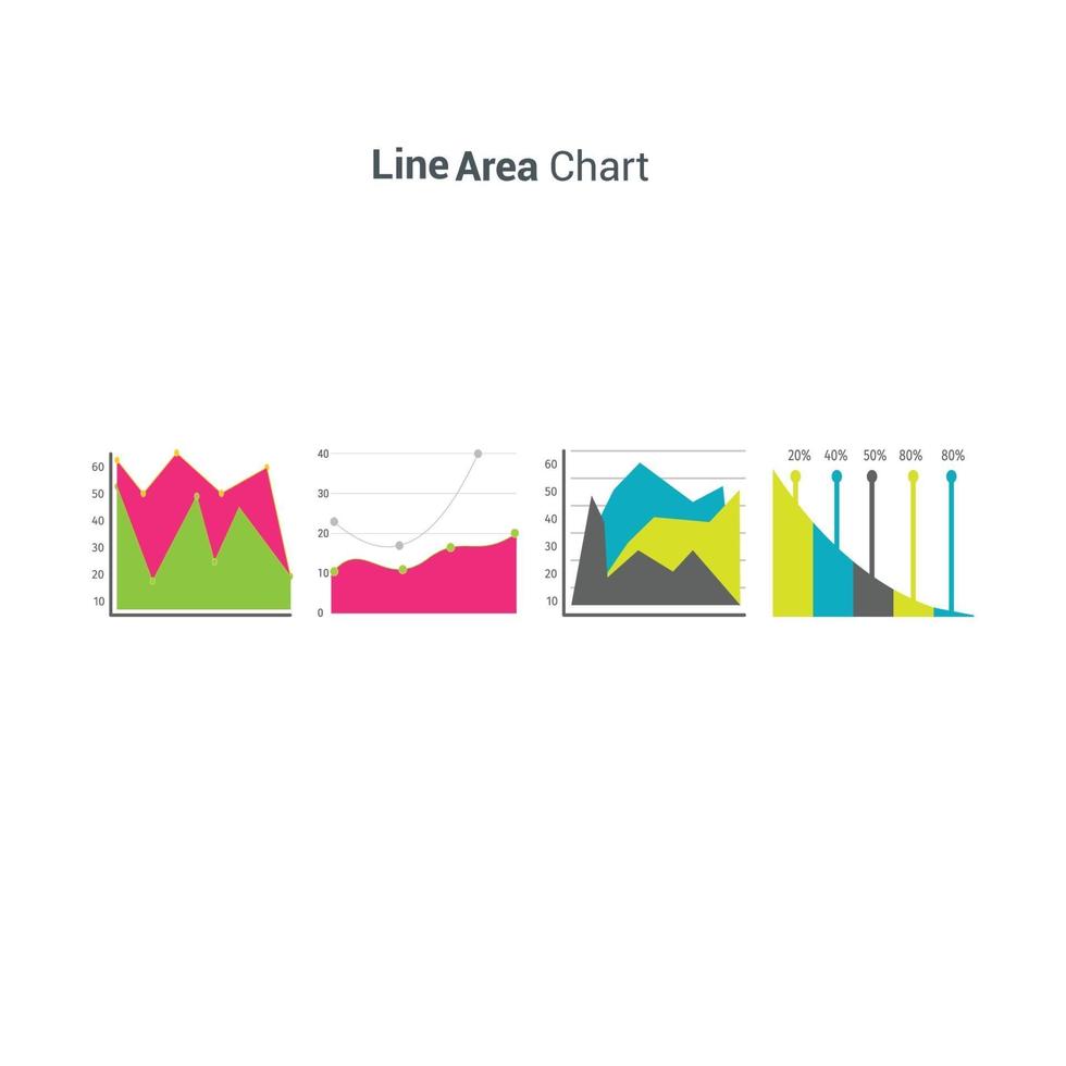 Business Data Market Bar Harts Diagramme und Grafiken flache Symbole vektor