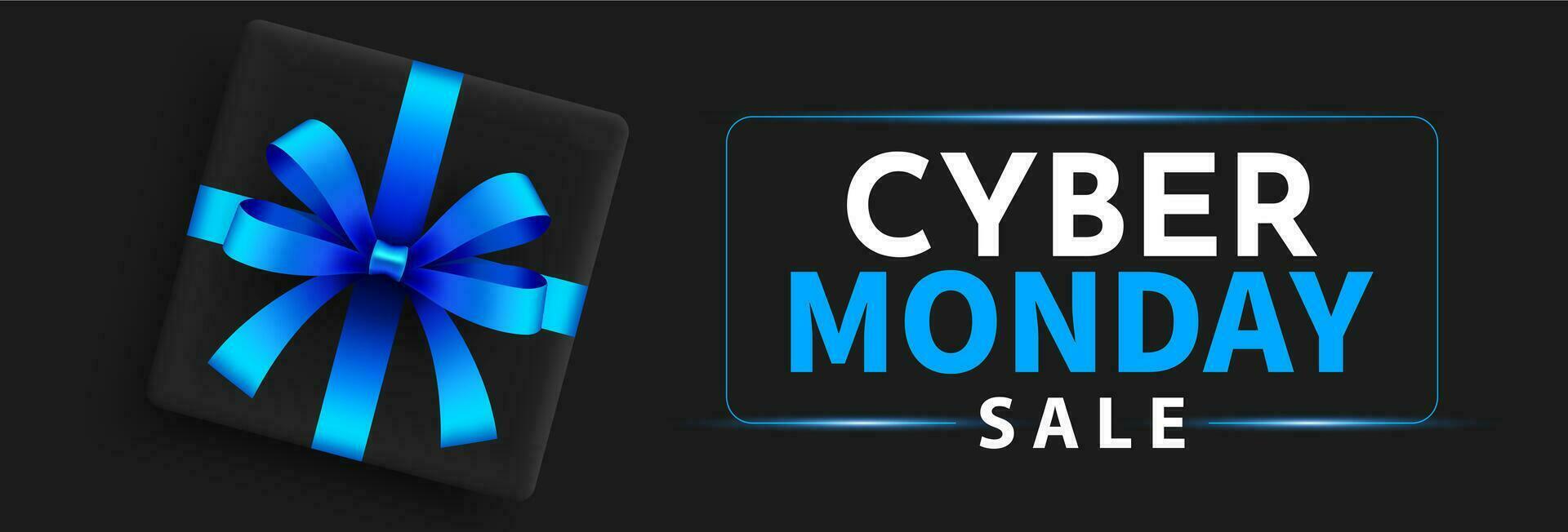 cyber måndag försäljning baner mall. cyber måndag typografi text design för försäljning erbjudande och rabatt kampanj. vektor illustration