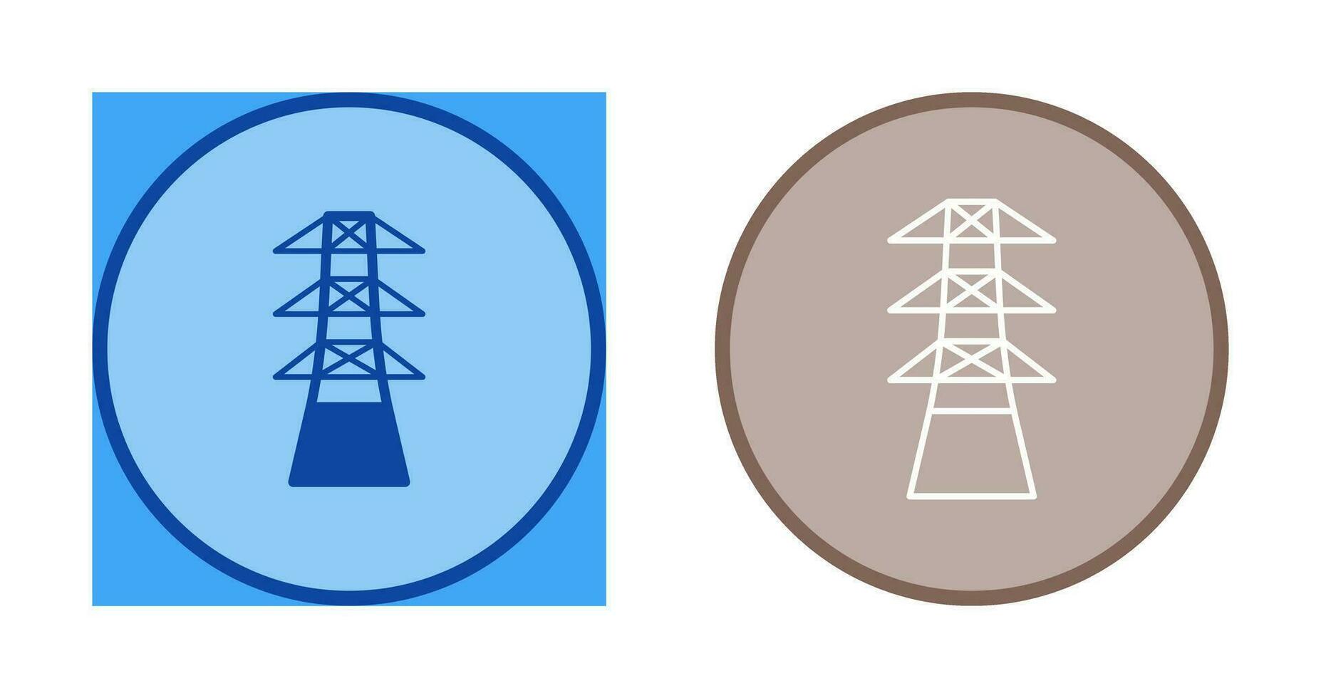 einzigartiges Turmvektorsymbol vektor