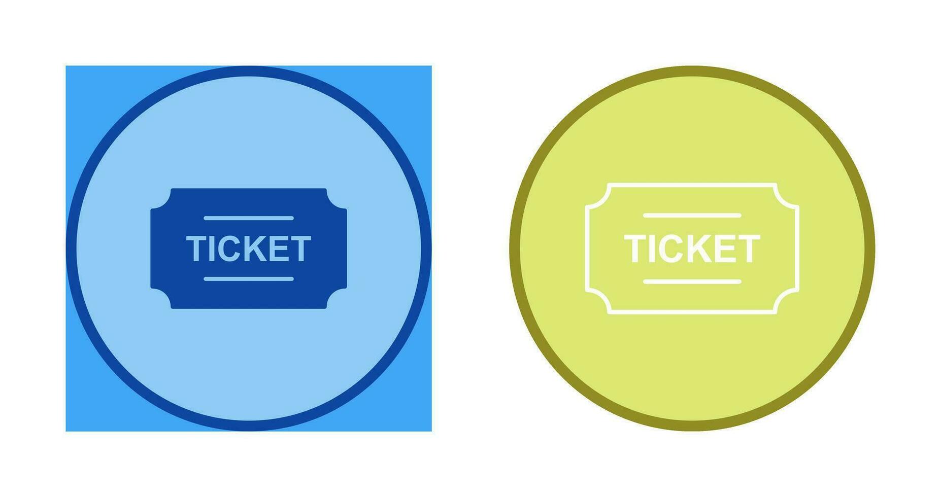 Ticket-Vektor-Symbol vektor