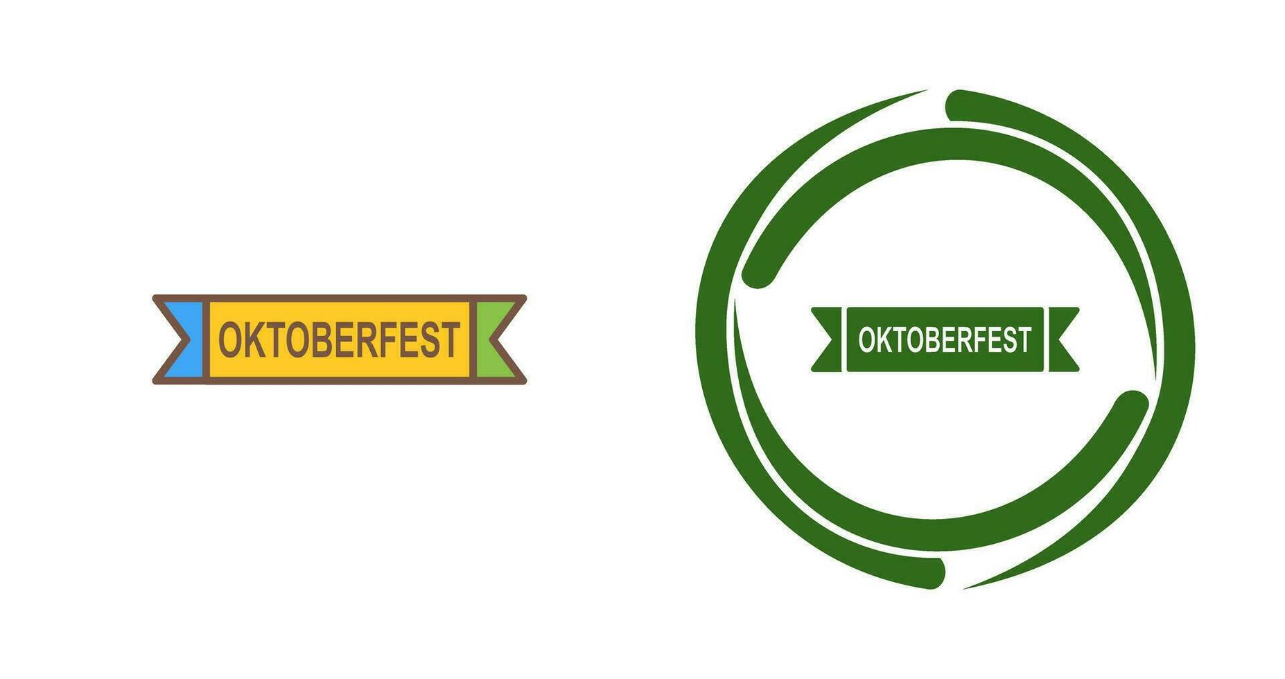 Oktoberfest-Banner-Vektor-Symbol vektor