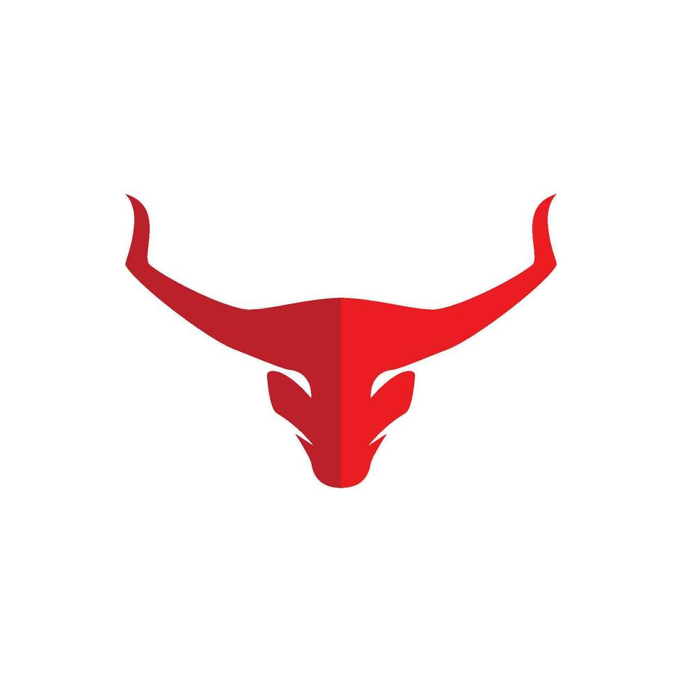 taurus logotyp mall vektor ikon illustration design