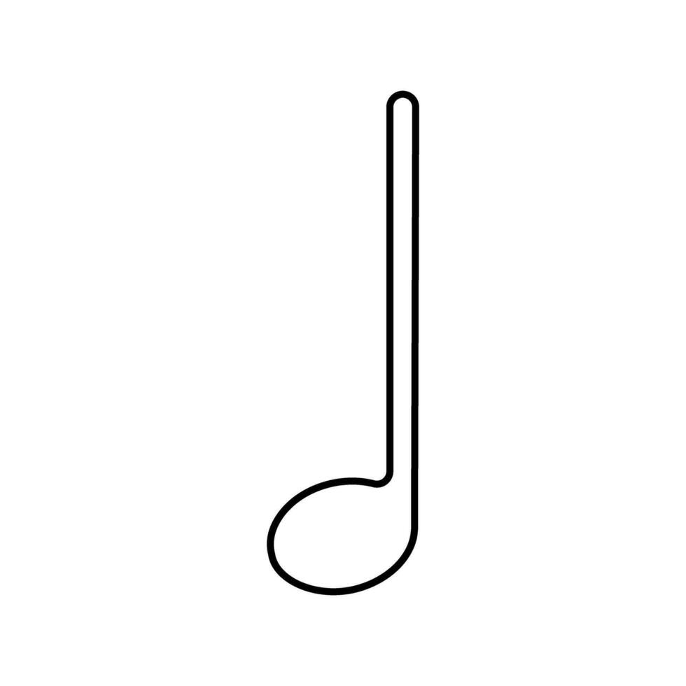 musik anteckningar vektor ikon. notera illustration tecken. musik symbol eller logotyp.
