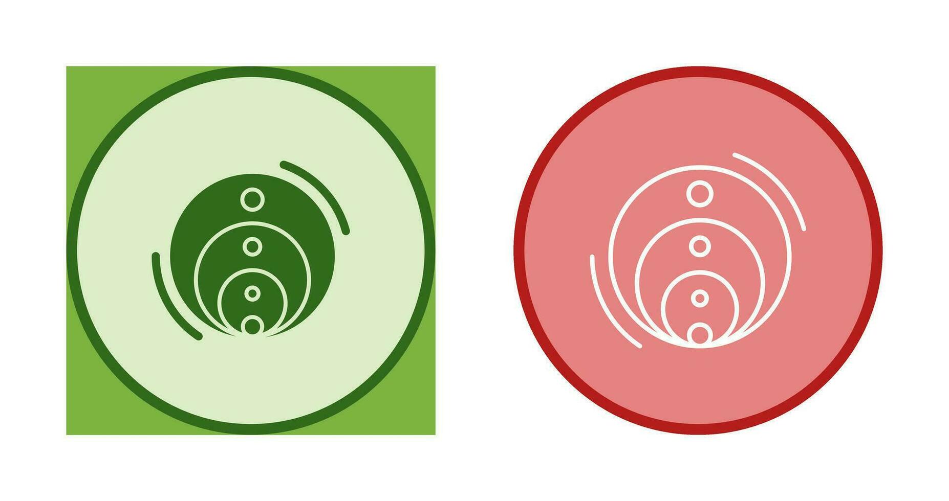 Venn-Diagramm-Vektorsymbol vektor