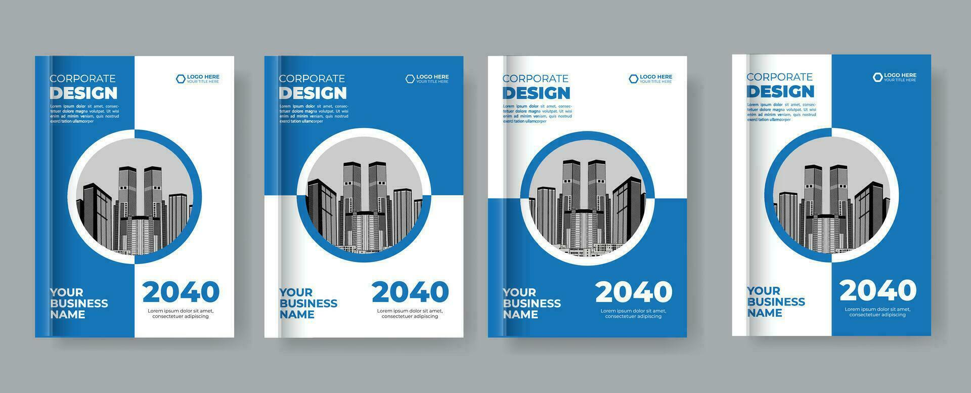 företags- omslag design mall i a4, årlig Rapportera, affisch, företags- presentation, tidskrift omslag, baner vektor