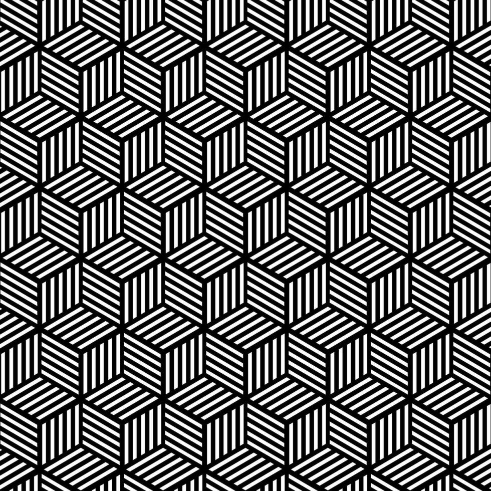 geometrisk sexhörning labyrint mönster bakgrund vektor illustration