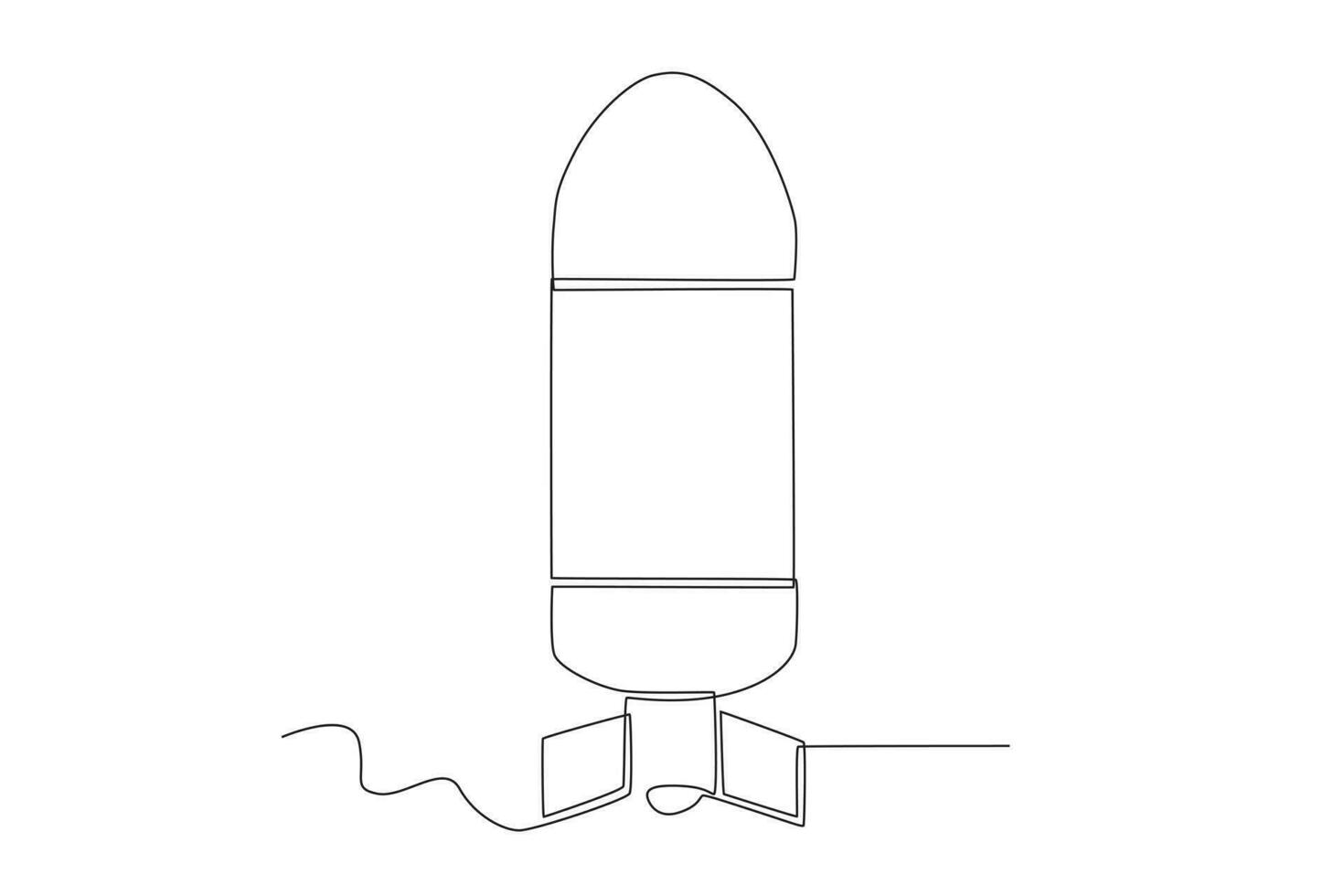 ein nuklear Tube zum Krieg vektor