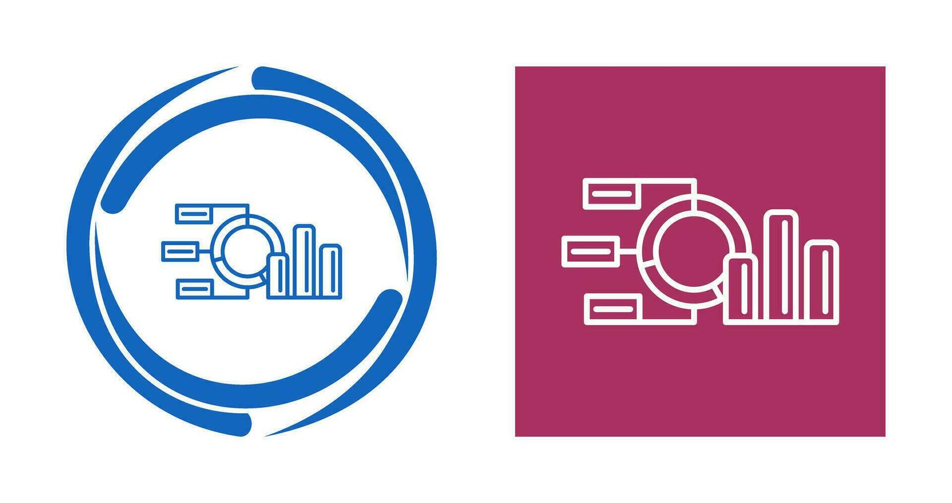 cirkeldiagram vektor ikon