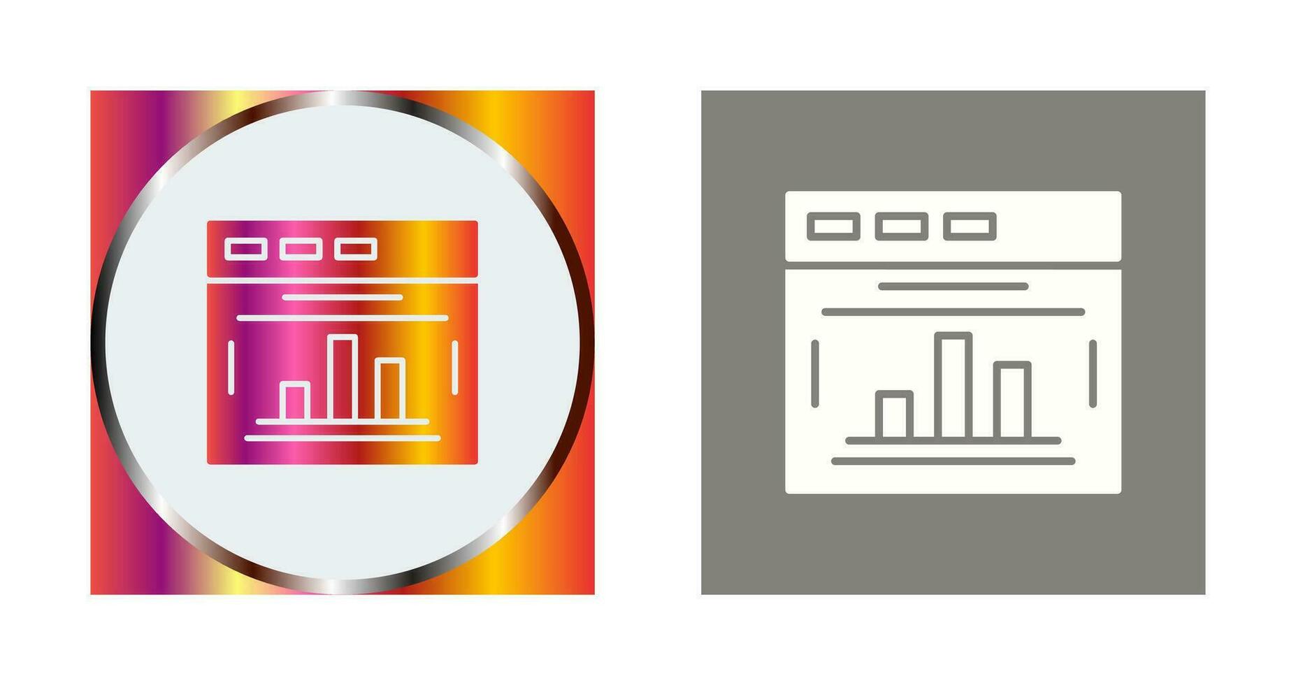 Statistik-Vektorsymbol vektor