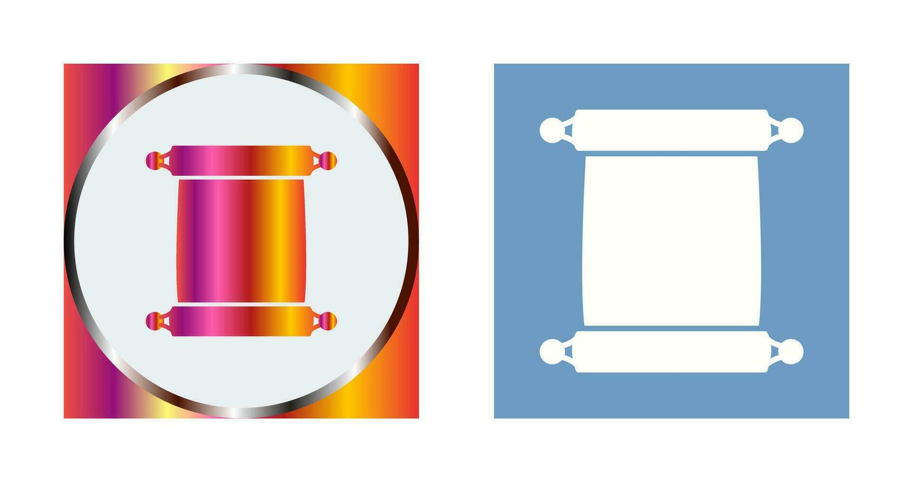 Rolle des Papiervektorsymbols vektor