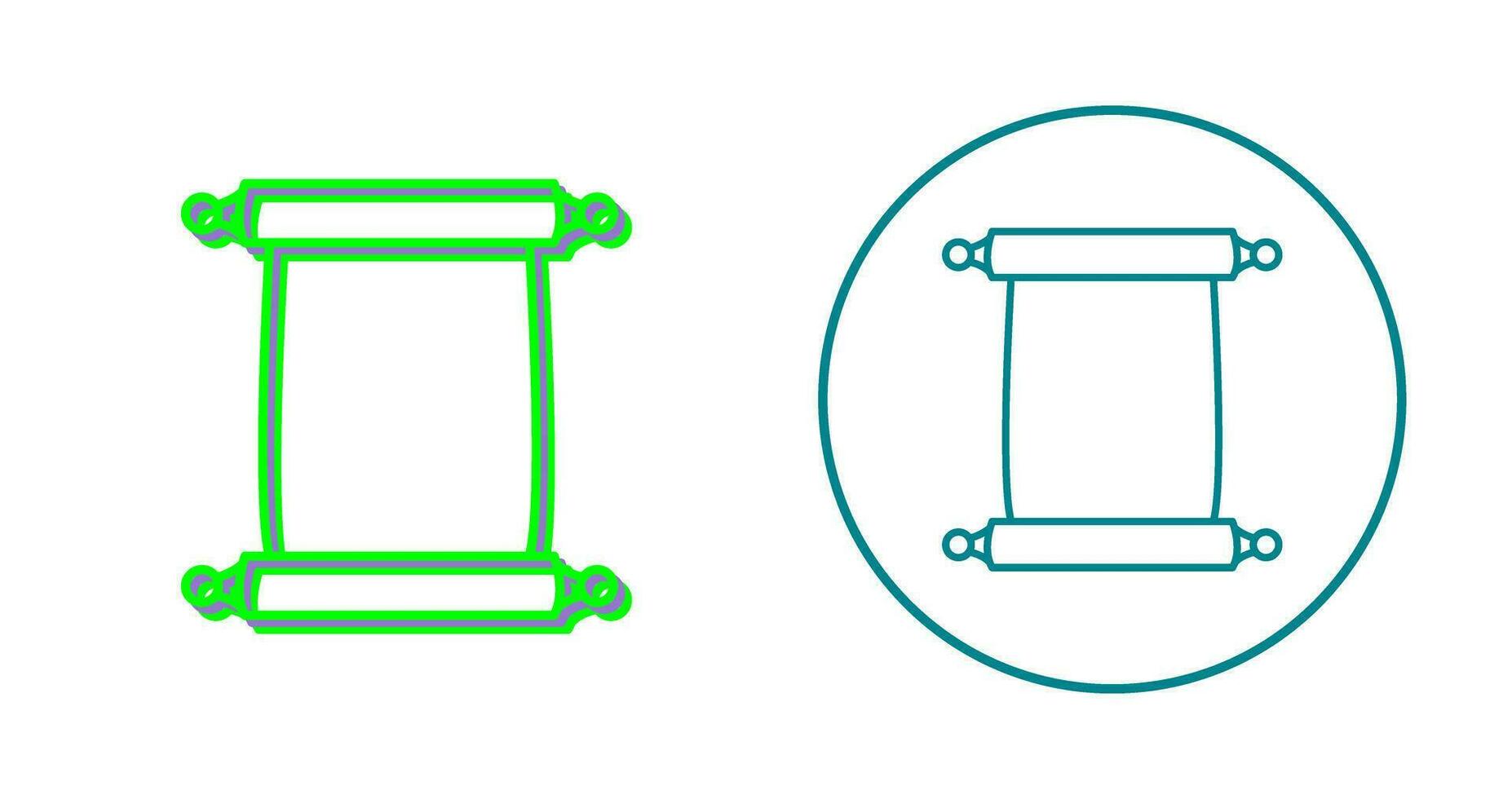 Rolle des Papiervektorsymbols vektor