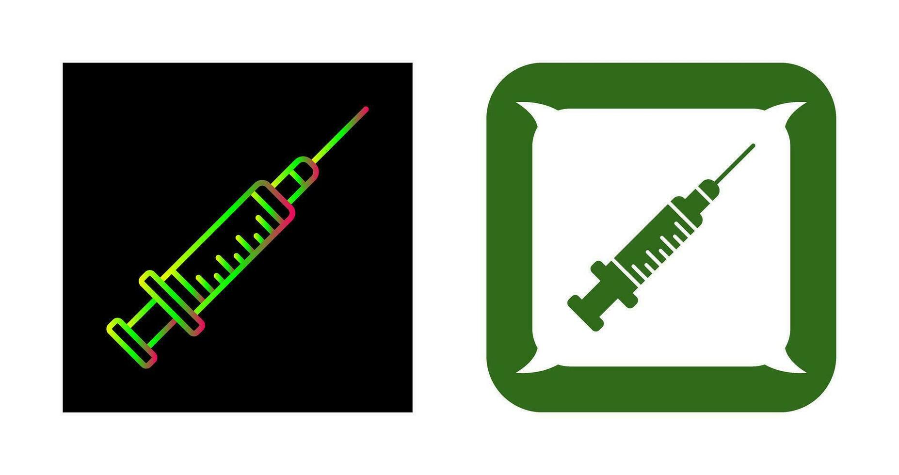 Symbol für Spritzenvektor vektor