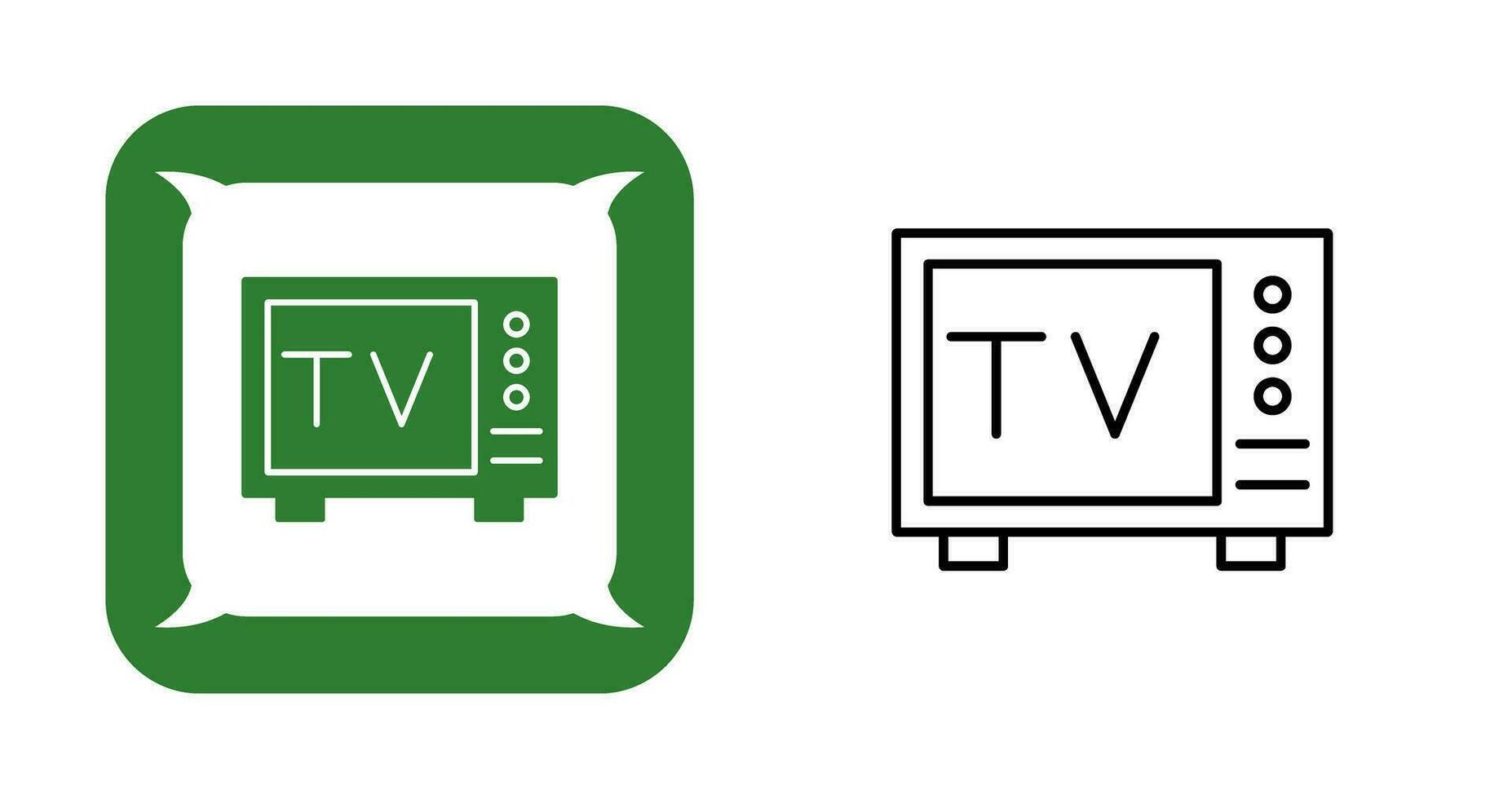 TV-Vektor-Symbol vektor