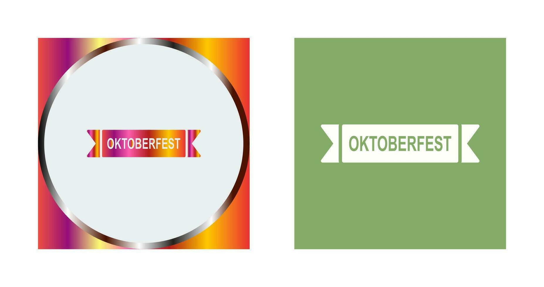 Oktoberfest-Banner-Vektor-Symbol vektor