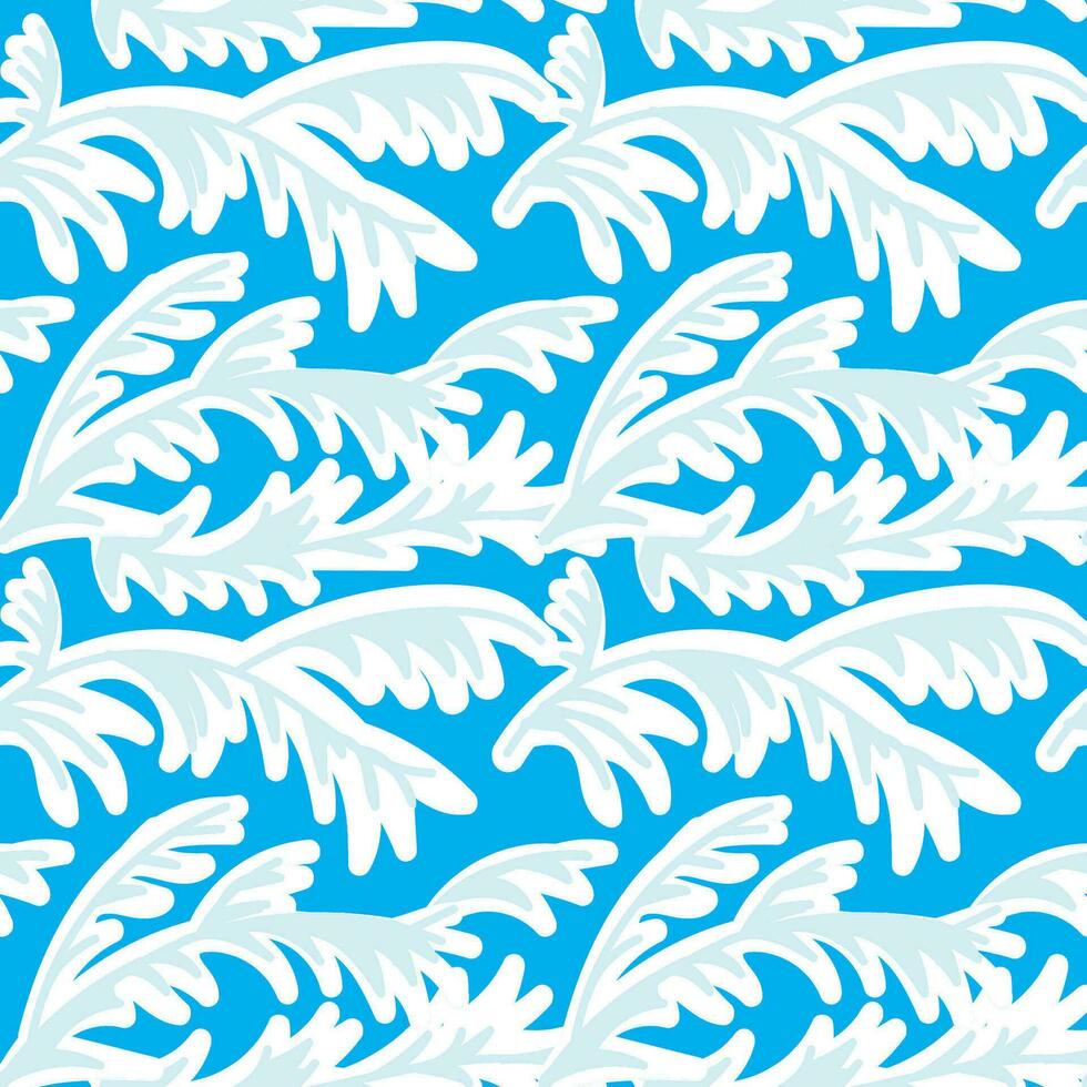 frostig vridna mönster. sömlös mönster på en blå bakgrund. vektor illustration.