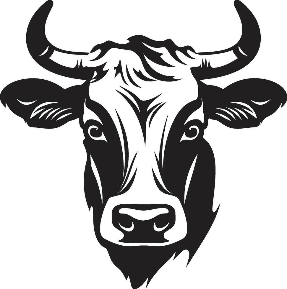 Molkerei Kuh Logo Symbol schwarz Vektor zum Spielen Geschäft Molkerei Kuh schwarz Vektor Logo zum Spielen Geschäft