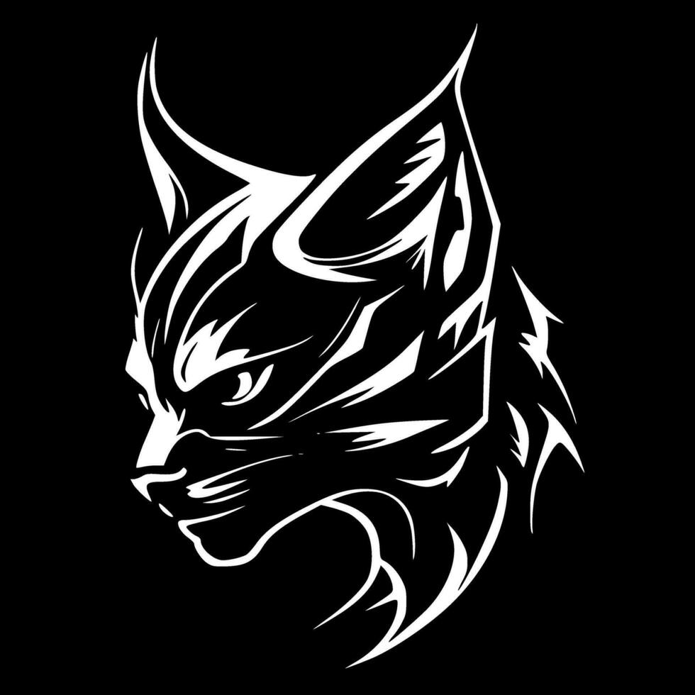 wilde Katze - - hoch Qualität Vektor Logo - - Vektor Illustration Ideal zum T-Shirt Grafik