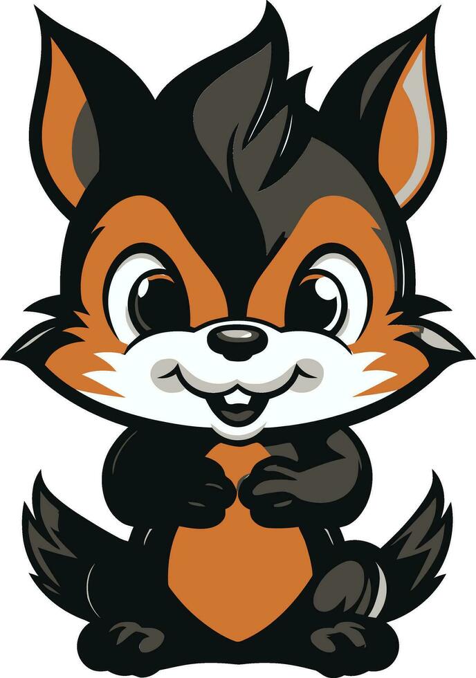 Chipmunk Logo zum kreativ Fachmann Chipmunk schwarz Vektor Logo Symbol