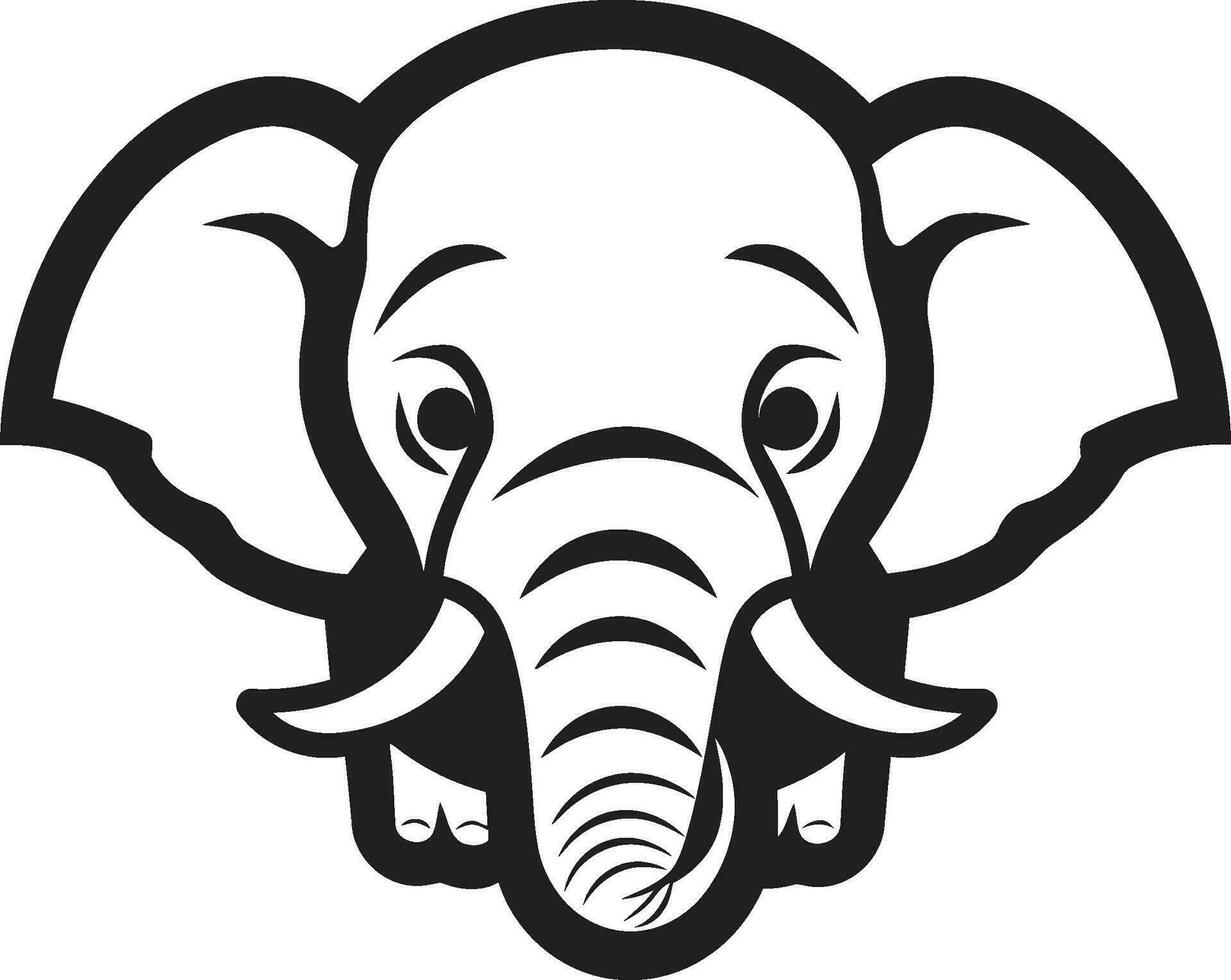 elefant vektor logotyp ikon för ett innovativ varumärke elefant vektor logotyp ikon för en kreativ företag