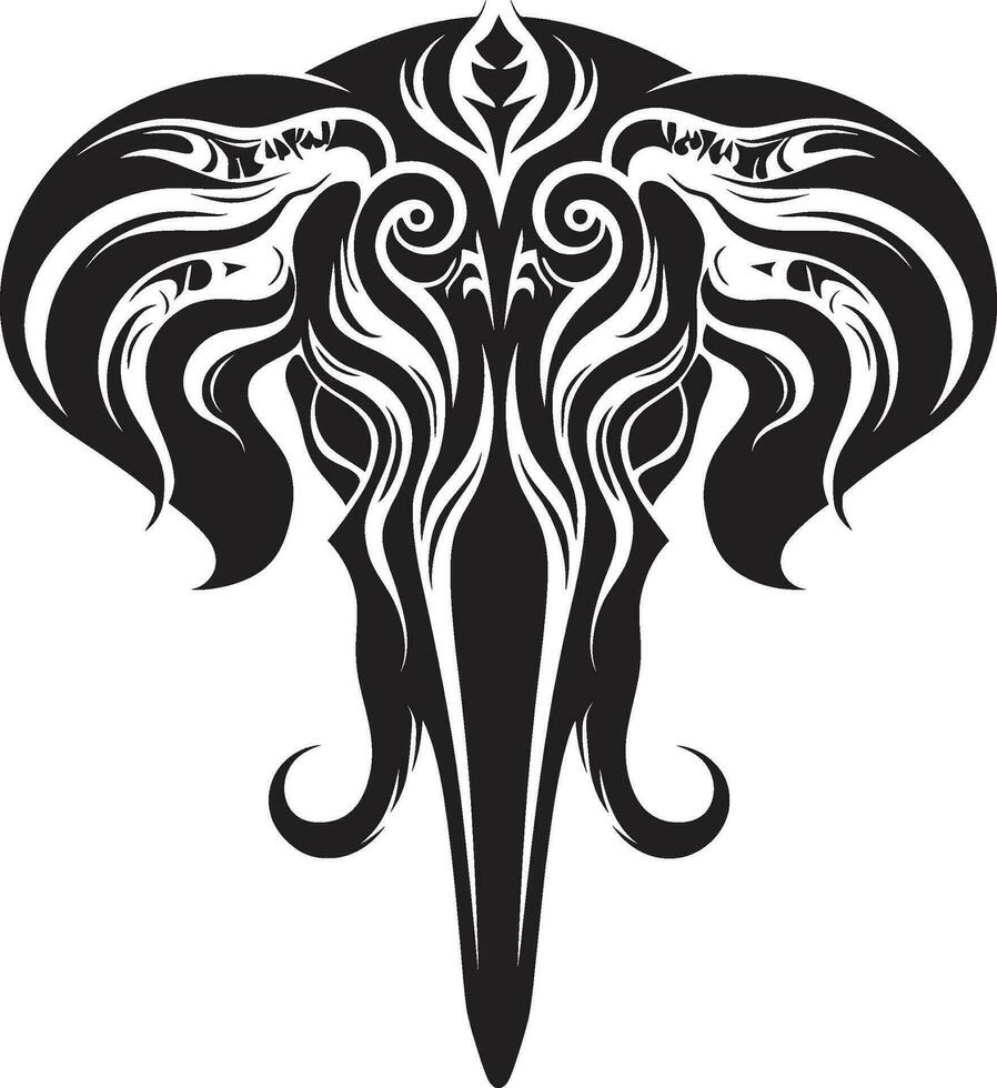 elefant logotyp med modern bakgrund en symbol av framsteg och innovation elefant logotyp med årgång bakgrund en symbol av tidlös elegans vektor