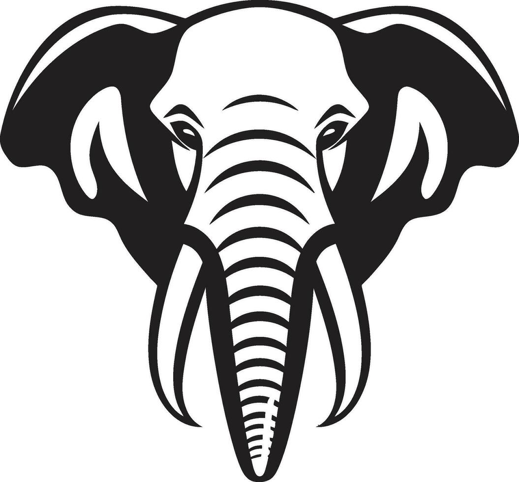 elefant vektor logotyp ikon för en varumärke den där gör du leende elefant vektor logotyp ikon för en varumärke det är vild på hjärta