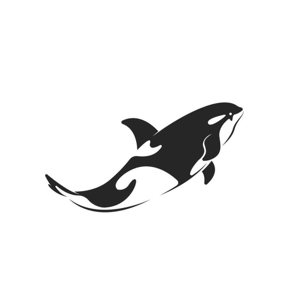 Vektor von Wal Design auf Weiß Hintergrund. einfach editierbar geschichtet Vektor Illustration. wild Tiere. unterseeisch Tiere