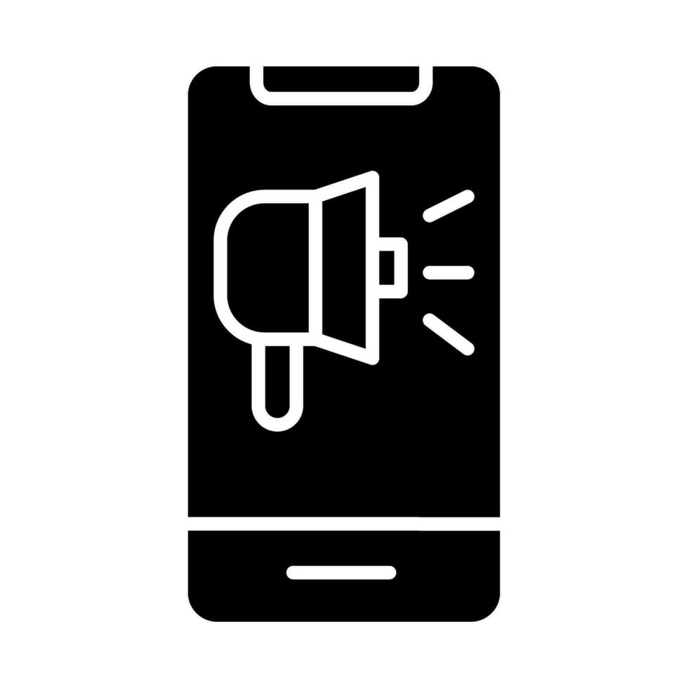 befordran megafon ikon vektor, social media fast design ikon. kan vara Begagnade för ui, webbplatser, mobil tillämpningar och uppkopplad affär tillämpningar vektor