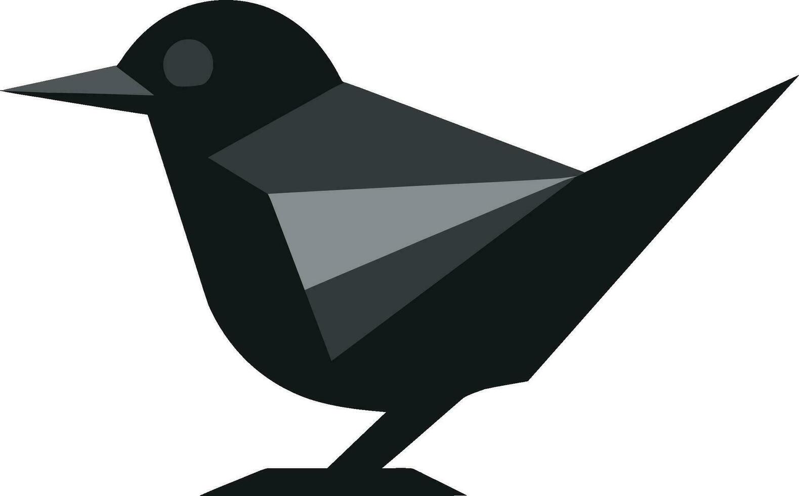 Rotkehlchen still Charme einfarbig Emblem Design Emblem von Naturen Wiegenlied stilvoll Vogel Logo vektor