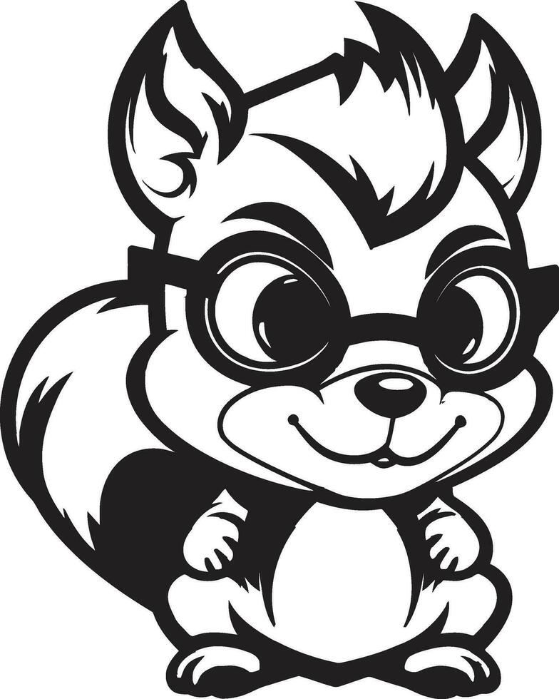 Chipmunk Logo Symbol zum Webseite Chipmunk Logo Symbol zum App vektor