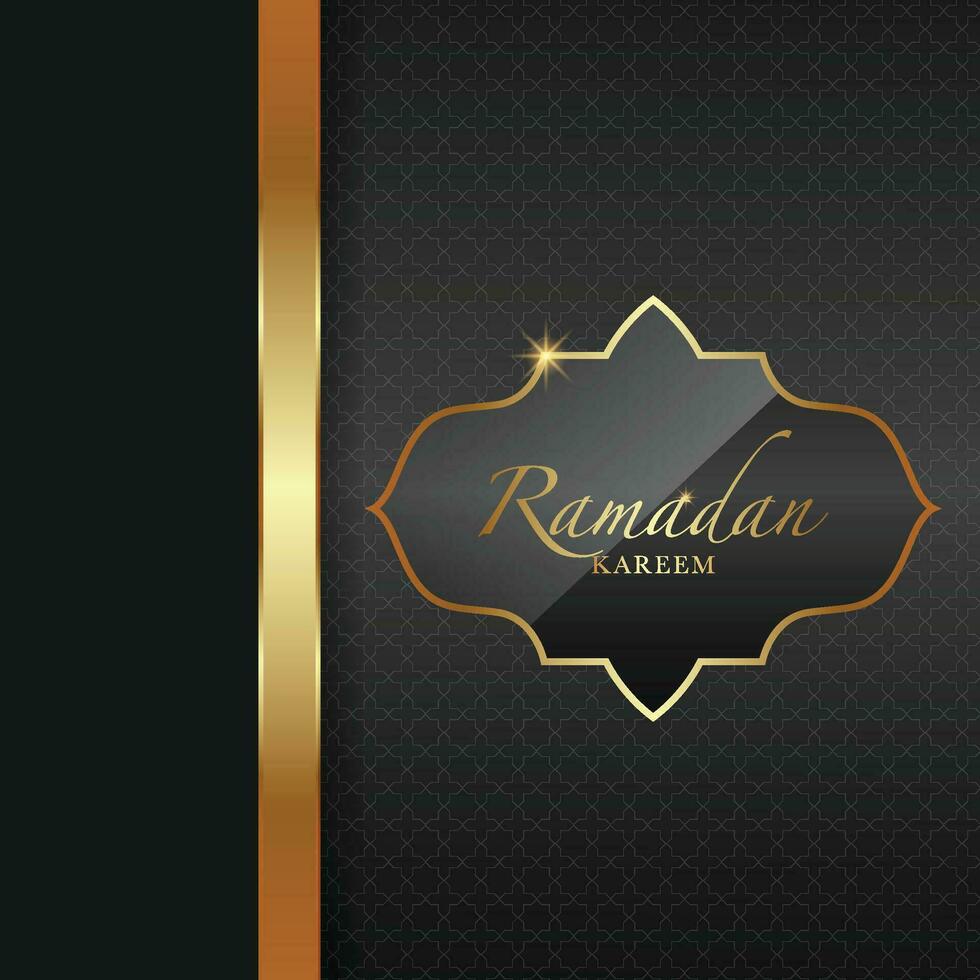 Ramadan kareem Poster Design. Vektor Illustration zum Islam Fasten Festival Veranstaltung