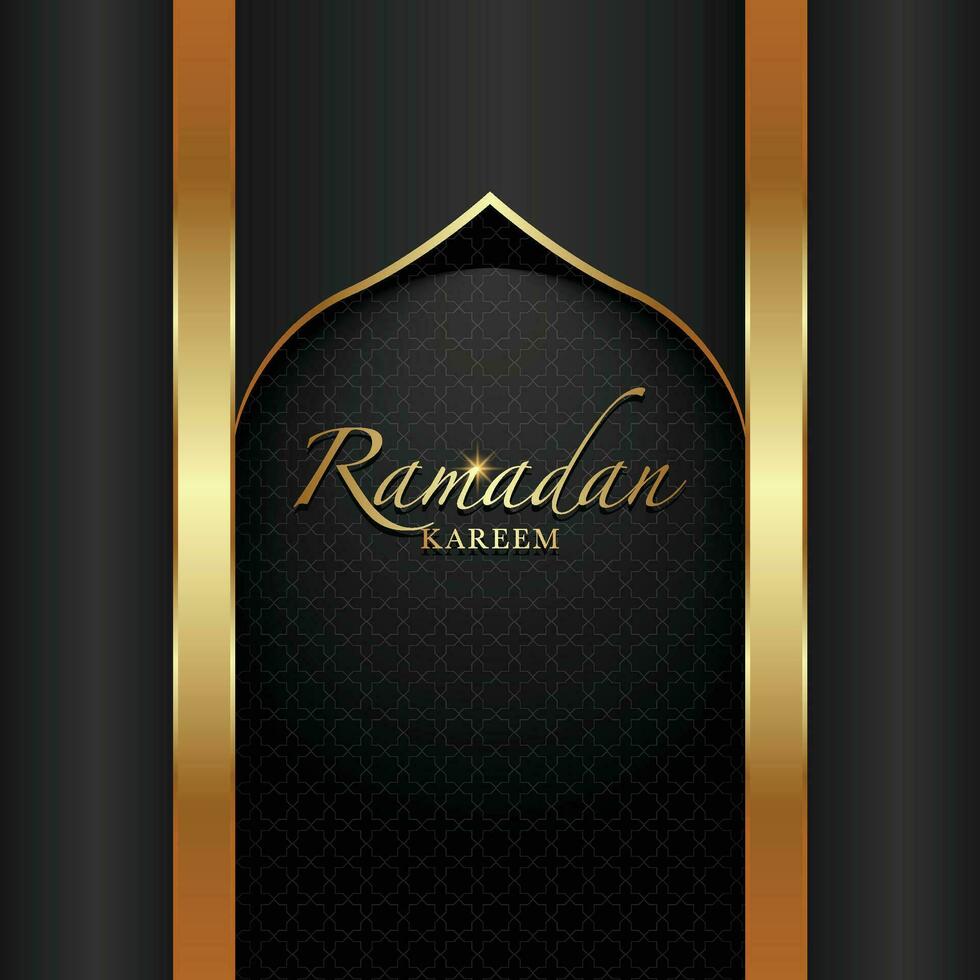 Ramadan kareem Poster Design. Vektor Illustration zum Islam Fasten Festival Veranstaltung