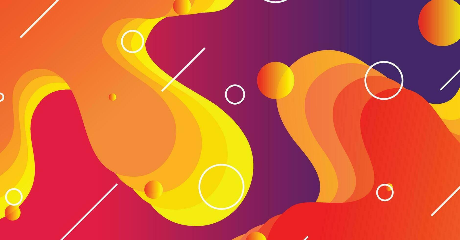 abstrakt flytande Vinka bakgrund med färgrik bakgrund vektor