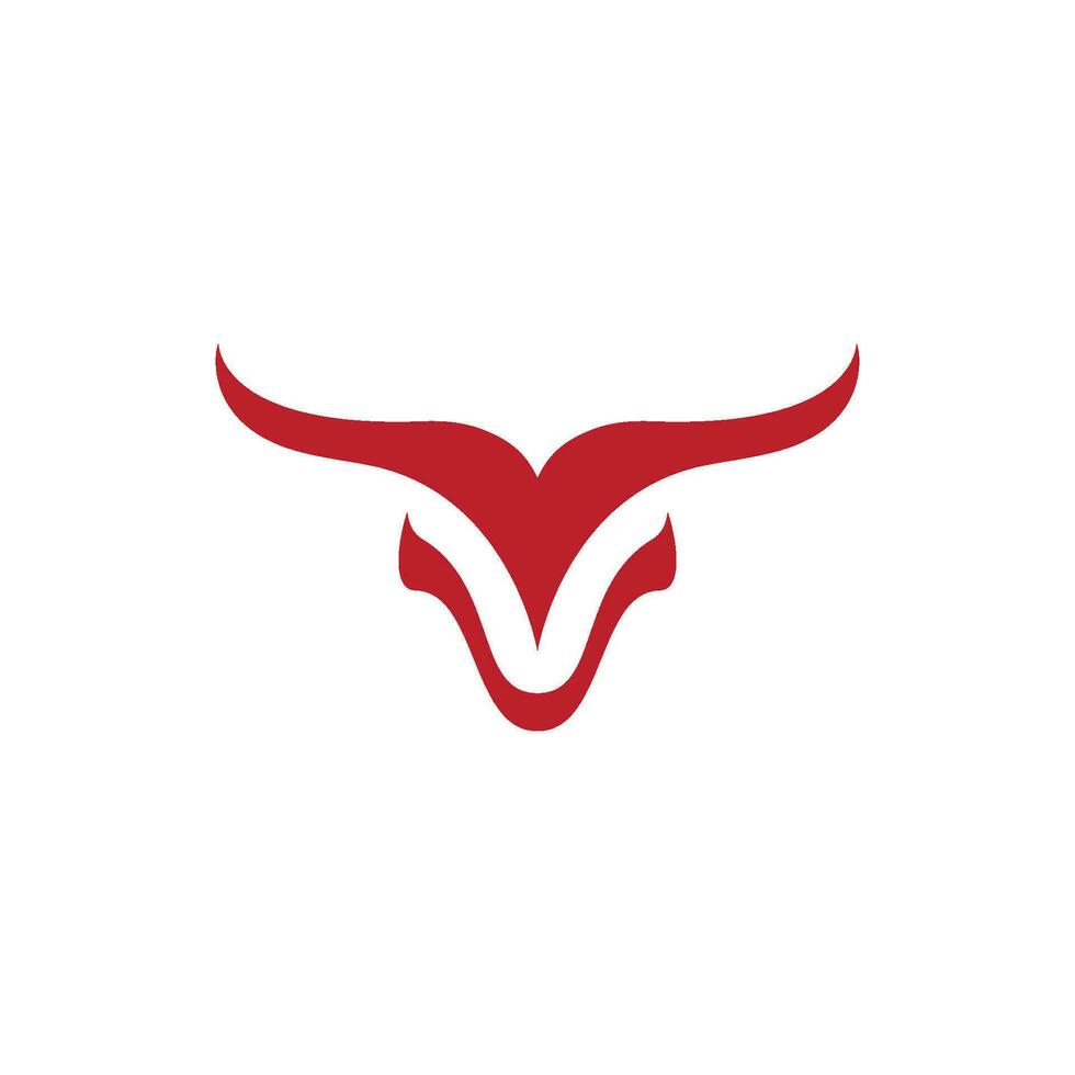 taurus logotyp mall vektor ikon illustration design