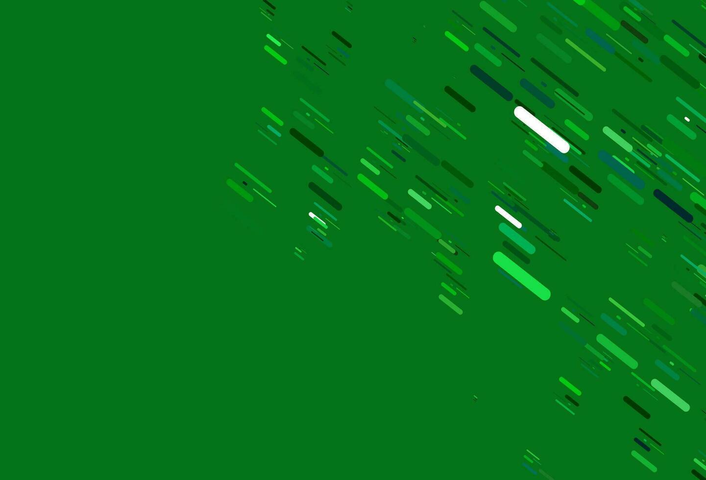 hellblauer, grüner Vektorhintergrund mit langen Linien. vektor