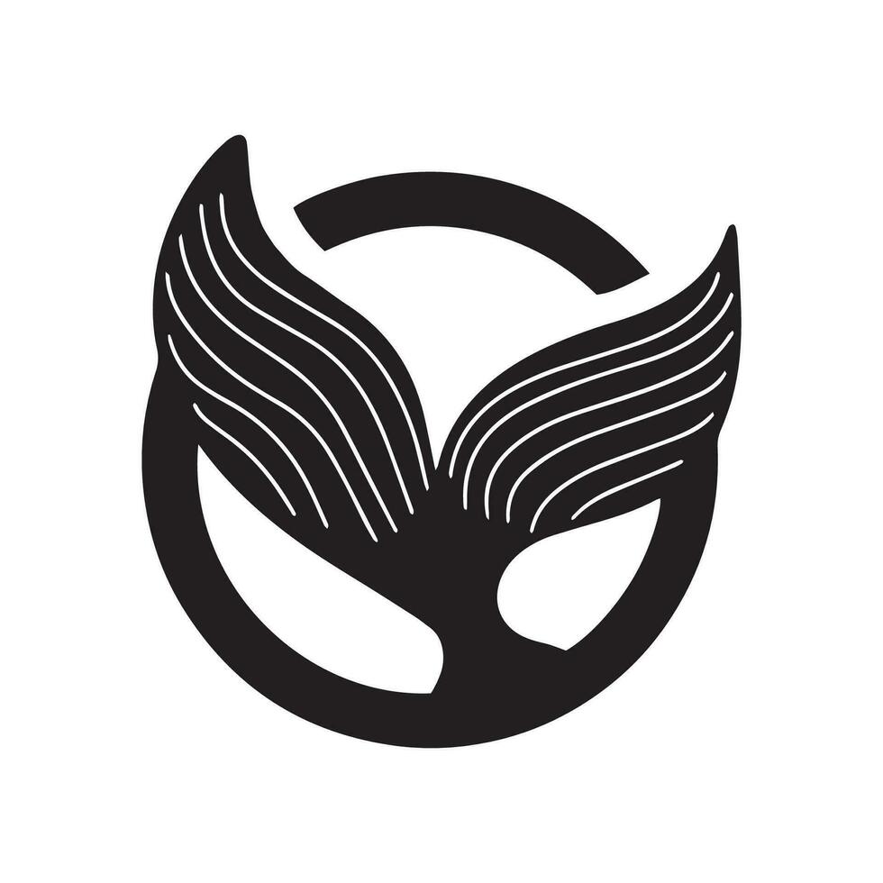 enkel svart späckhuggare val djur- mall logotyp kreativ design. mördare under vattnet djur. logotyp för företag, identitet och varumärke. vektor