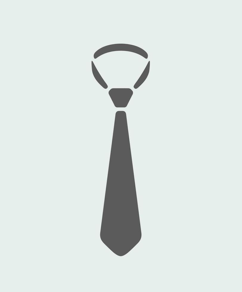 Geschäft Krawatte Symbol auf ein Hintergrund. Vektor Illustration.